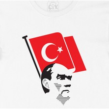 Cix Atatürk ve Türk Bayraklı Tişört