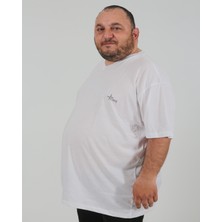 Crosswise Büyük Beden V Yaka T-Shirt