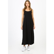 Alexander Gardi Alexandergardı Askılı Uzun Elbise (B21-4210)