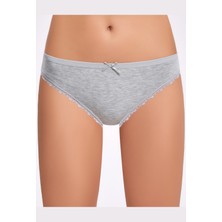 İlke İç Giyim Ilke 278 Kadın Melanj Dantelli Bikini Külot
