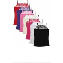 Gümüş Iç Giyim Geniş Tüllü Atlet 12 Lı Paket -4064