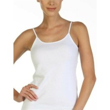 Gümüş Rib.ip Askı Biyeli Byn Atlet 6 Lı PAKET-3008