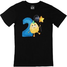 Cix Çocuğumun 2. Yaşına Özel Siyah Tişört