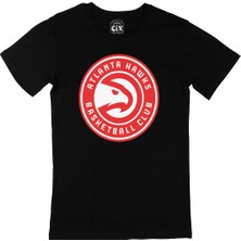 Cix Atlanta Hawks Şahin Siyah Tişört