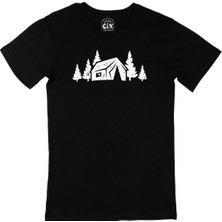 Cix Family Tent Siyah Tişört