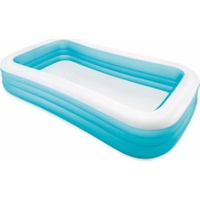 Intex Dikdörtgen Parti Aile Havuzu 305X183X56 cm Mavi Renkli Süper Kalite Malzeme