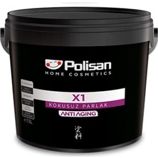 Polisan X1 Kokusuz Parlak (Anti-Aging) Boya 2.5 Lt 211 Açık Fildişi Cİ-6291