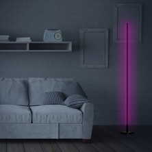 Thorqtech Bella Köşe Lambaderi Dekoratif Oda Aydınlatma Sistemi  150 cm Gece Lambası Full Rgb Uzaktan Kumandalı