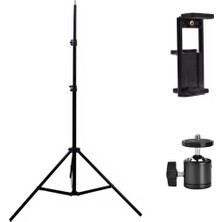 Kyrotech Tablet Tutucu 2 Metre Metal Tripod Ayaklı 360 Hareketli Mafsal ipad Tutucu Tablet Holder