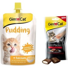 Gimcat Kedi Puding 150 gr+Nutri Biftek Kedi Ödül 60 gr