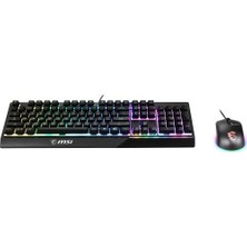 Msı Vigor GK30 Tr Rgb Gaming Klavye Mouse Set