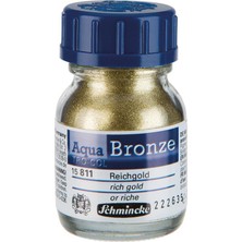 Schmincke : Aqua Bronze : Sulu Boya Yaldız Pigment : 20 ml : 811 Rich Gold