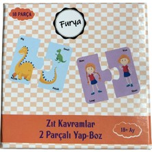 Furya Zıt Kavramlar 2 Parçalı Yap-Boz