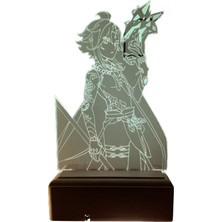Modiwa Design Genshin Impact Xiaodoombane 16 Renk Gece Lambası