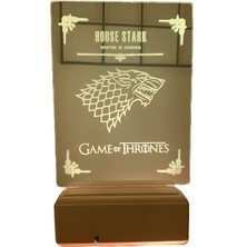 Modiwa Design Game Of Thrones House Stark 16 Renk Gece Lambası