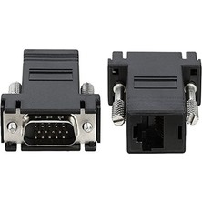 Wozlo VGA Extender Male To Lan Cat5 CAT5E RJ45 Female 2 Adet