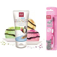 SPLAT 2-6 Yaş Arası Çocuklar Için Meyveli Dondurma Diş Macunu 50 ml + Yumuşak Çocuk Diş Fırçası