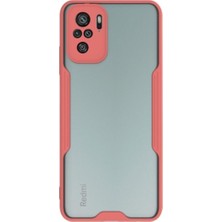 KZY Xiaomi Redmi Note 10S Kılıf Kamera Korumalı Colorful Kapak - Pembe