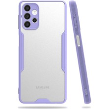 KZY Samsung Galaxy A52 Kılıf Kamera Korumalı Colorful Kapak - Lila