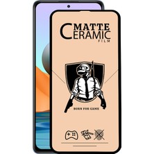 KZY Xiaomi Redmi Note 10 Pro Tam Kaplayan Mat Seramik Nano Esnek Ekran Koruyucu Cam