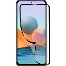 KZY Xiaomi Redmi Note 10 Pro Tam Kaplayan Fiber Nano Ekran Koruyucu Cam