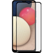 KZY Samsung Galaxy A02S Tam Kaplayan Temperli Ekran Koruyucu Cam