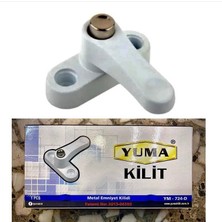 Yuma Pvc Pimapen Pencere Cam Balkon Kapısı Pimli Güvenli Emniyet Kilidi -2 Adet-