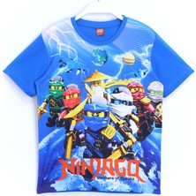 DobaKids LEGO Ninjago Karakterleri 3D Baskılı Erkek Çocuk Kısa Kollu T-Shirt 001-0001850