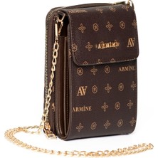 Armine 266 Kahve Baskılı Çanta
