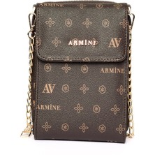 Armine 266 Kahve Baskılı Çanta