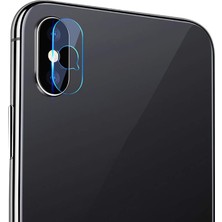 Bufalo iPhone x / Xs Kamera Lens Koruyucu 3D Cam Şeffaf