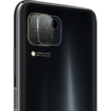 Bufalo Huawei P40 Lite Kamera Lens Koruyucu 3D Cam Şeffaf