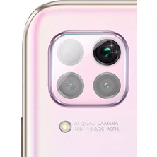 Bufalo Huawei P40 Lite Kamera Lens Koruyucu 3D Cam Şeffaf