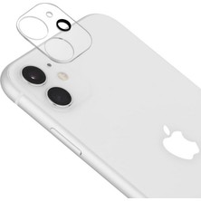 Bufalo iPhone 12 Mini Kamera Lens Koruyucu 3D Cam Şeffaf Tam Kaplama Şeffaf