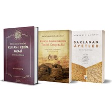 Kur'an'ı Kerim Meali &  Saklanan Ayetler  & Kuran Kıssalarının Tarihi Gerçekliği 3 Kitap Set