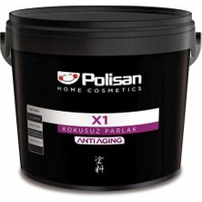 Polisan X1 Kokusuz Parlak (Anti-Aging) Boya 0.7 Lt 4075 Gri Toprak Cİ-6364