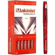 Mopak Masaüstü Makinist Kırmızı 12 Adet Tükenmez Kalem
