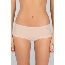 Kom Kadın Mikro Dikişsiz Izsiz Rosalinda Modern Short Külot 2 Li Ten 36-42