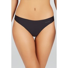 Kom Kadın Mikro Dikişsiz Izsiz Rosalinda String 2 Li Siyah 36-42