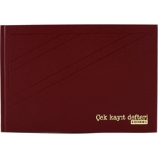 Byr Çek Kayıt Defteri 17X24 cm Yan Ciltli 48YP