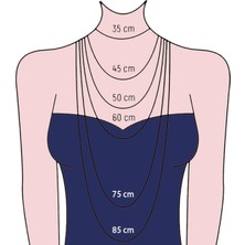 Akyüz Gümüş 60 cm Oksitli Gümüş Zincir