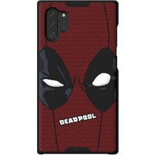 Samsung Note10+ Plus Deadpool Akıllı Kapak Smart Cover - Kırmızı