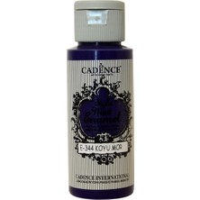 Cadence Enamel Cam Boyası 344 Koyu Mor 59 ml