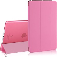 MobaxAksesuar Apple İpad Pro 11 2.Nesil 2020 Kılıf PU Deri Smart Case A2228 A2068 A2230 A2231 Açık Pembe