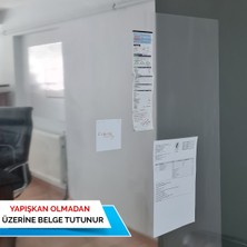 Pi Papers Akıllı Kağıt - 100x200 Cm Şeffaf, 2 Adet Yeri Değiştirilebilir, Statik Tutunan Pratik Yazı Tahtası