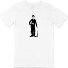 Cix Charlie Chaplin Bastonlu Tişört