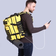My Valice Smart Bag Army 50 Lt USB Şarj Girişli Outdoor Dağcı Sırt Çantası Sarı