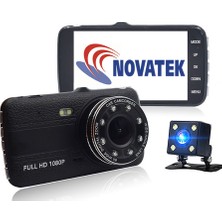 Novatek NT88D+64GB Hafıza Kartı 8 LED Aydınlatmalaı Full Hd 1080P Gece Görüşlü  Araç Kamerası