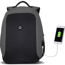 My Valice Smart Bag Secret USB Şarj Girişli Akıllı Sırt Çantası Gri