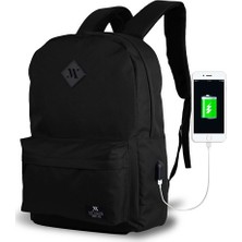 My Valice Smart Bag Specta USB Şarj Girişli Akıllı Sırt Çantası Siyah